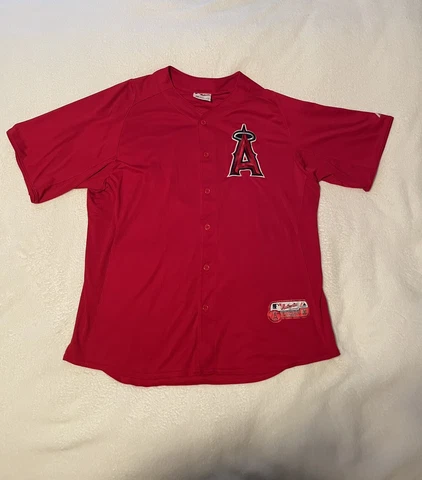 Los Angeles Angels Albert Pujols #5 Jersey Men Extra Large Red MLB Baseball LA Cover