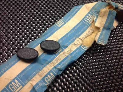 GM# 7774564 NOS 1968-69 CHEVROLET CHEVELLE CHEVY II NOS PLUGUES DE APOIO DE BRAÇO QNTY 2 AL - Imagem 1 de 4