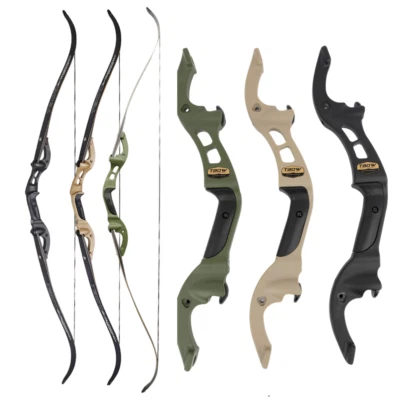 62" F Interface Takedown Archery Recurve Bow 25-60lbs Limbs Aluminum  Hunting - Image 1 of 4