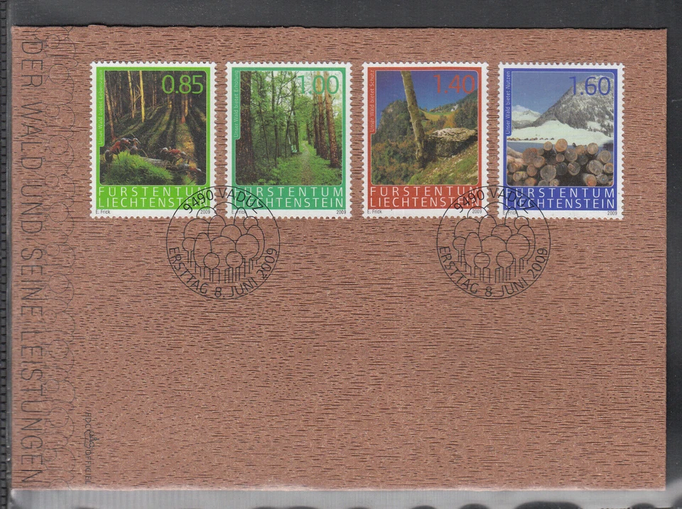 Liechtenstein 2009 FDC - The forest and its achievements - Image 1 of 1