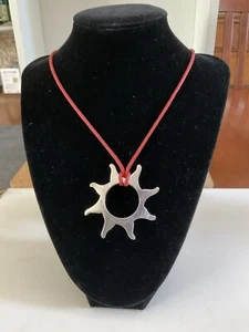 Pasquale Bruni Silver Sun Pendant Necklace - Picture 1 of 6
