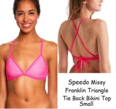 Top de Bikini Speedo M Rosa Missy Franklin Signature Series Nuevo con Etiquetas Mediano Foto 1 de 3