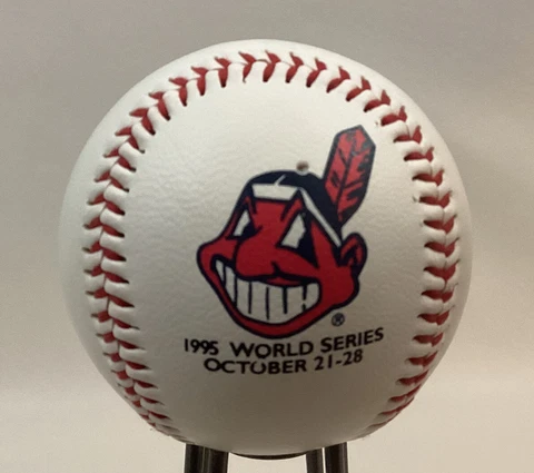 World Series Official Baseball 1995 Atlanta Braves Vs Cleveland Indians McDonald Cover