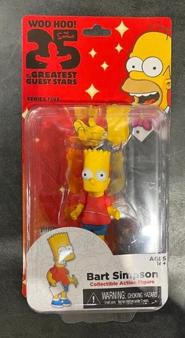 NECA Series 5 Bart Simpson Action Figure Simpsons 25th Anniversary - BRAND NEW Cover