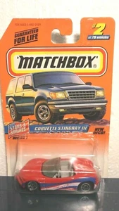 MATCHBOX # 2 DE 75 Stars & Stripes Series, Corvette Stingray III, como nuevo 717 - Imagen 1 de 1