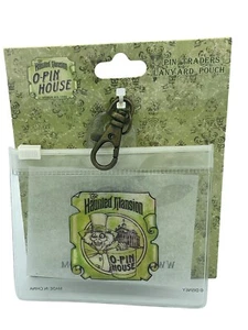 BOLSA DE CORDÓN COMERCIAL DISNEY PIN MANSIÓN EMBRUJADA O-PIN HOUSE DISNEYLAND TRADERS - Imagen 1 de 2