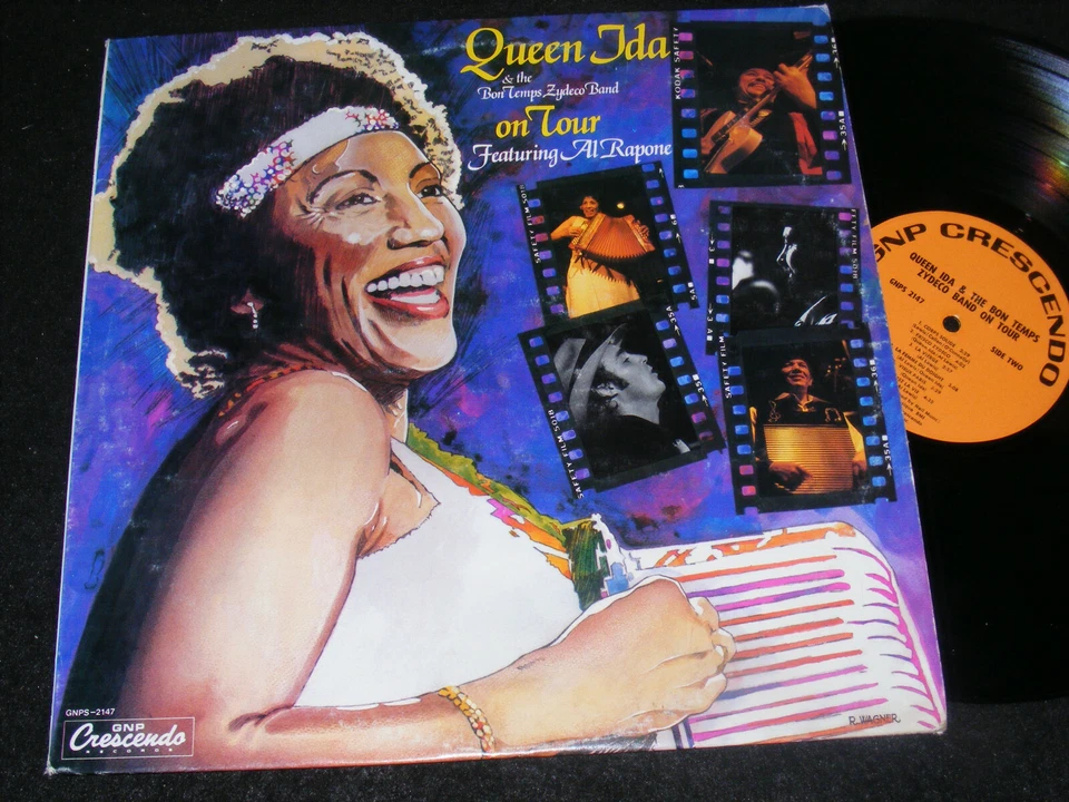 QUEEN IDA & The Bon Temps Zydeco Band Crescendo Records LP CREOLE Blues 1982 Foto 1 de 1
