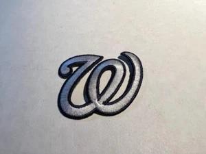 Nice MLB Washington Nationals Iron-On Patch.NEW.Same day Shipping.White/Black - Picture 1 of 8