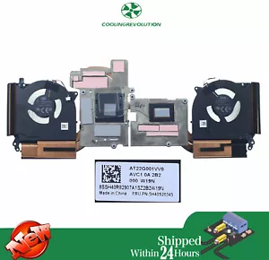 Laptop CPU Heatsink Fan For Lenovo Legion 5-15ITH6 82JK 5H40S20345 - Picture 1 of 2
