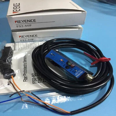 ONE NEW KEYENCE Optical Fibre Senor Amplifier FS2-60P Free shipping - Image 1 of 3
