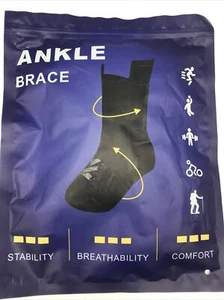 Unterstützung Knöchelbandage Plantarfasziitis Schnürung Stabilisator Verstauchung Wickel Größe Large - Bild 1 von 2