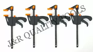 4 Stück Holzbearbeitung Clip Bar F Klemmen Zimmerei Handarbeit Schnellspanner Heimwerker Werkzeuge - Bild 1 von 1