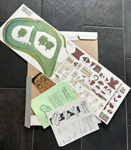 Vtg Paper Puzzle Model Kit Schloss Hallwyl Hallwil Castle Switzerland - Picture 1 of 4