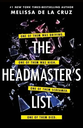 Headmaster's List by Melissa de la Cruz (2023, Hardcover)