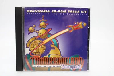 Tomorrowland Disneyland Multimedia CD-ROM Press Kit PC MAC CD Walt Disney Rare - Image 1 of 4