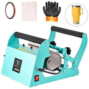 Travel Mug Tumbler Heat Press Machine Sublimation Printing 110V 40oz Cup New - Picture 1 of 10