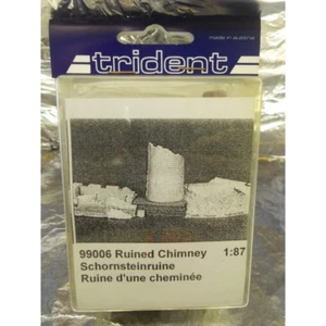 ** Kit de plástico para chimenea en ruinas Trident 99006 escala HO 1:87 - Imagen 1 de 1