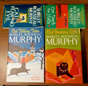 FOUR Joe Grey Books by Shirley Rousseau Murphy, Two HC, Two PB - Picture 1 of 4