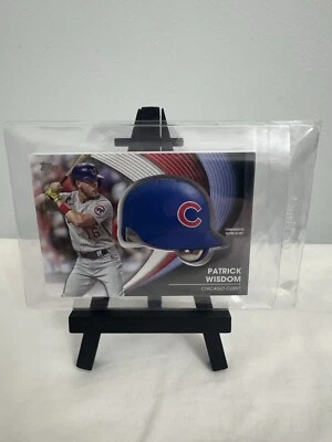 2022 Topps Update - Comm Batting Hlmt Manufactured Relics #BH-PW Patrick Wisdom - Image 1 of 2