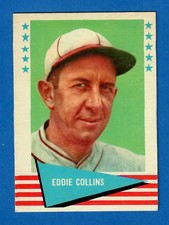1961 Fleer Baseball Greats,Eddie Collins,Chicago White Sox,#16,2nd Base,NRMT 