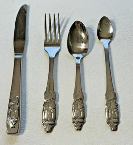 Oneida Eden Paddington Childs Stainless Flatware Knife Fork Spoon Infant Spoon - Picture 1 of 24