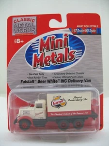 Mini Metals HO Model 30190: White WC Delivery Van, Falstaff Beer - Picture 1 of 6