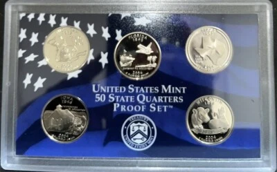 2004 S U.S 50 State Quarter Proof Set in OGP - Image 1 of 4