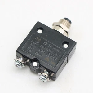 For JMB PE 74 Series 20A 125/250VAC 50VDC Current Overload Protector Circuit 1PC - Picture 1 of 4