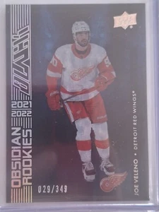 20/21 Upper Deck Black Obsidian Rookie Joe Veleno RC #d/349 - Bild 1 von 2