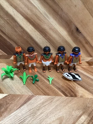 PLAYMOBIL Egyptian Soldiers 4245  Set Toy Figure Playsets 5 Figures 5 Parts - Image 1 of 4