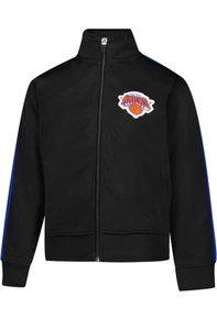 NWT NBA NY Knicks Official Black Lightweight Full Zip Boys Size 4 Jacket - Picture 1 of 3