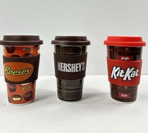 HERSHEY'S, KIT KAT, REESES Keramik & Silikon Reisebecher! Galerie - Bild 1 von 11