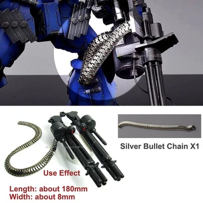 For Bandai MG 1/100 Unicorn Gundam Model Gatling Machine Gun Belt Bullet Chain - Image 1 of 4