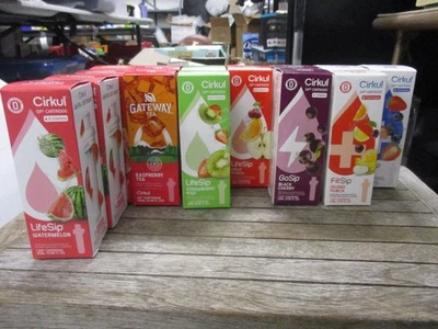 Cartuchos de sabor CIRKUL GoSip LifeSip FitSip paquete de 14 piezas variedad Foto 1 de 2