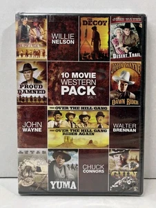Western Movie Pack Volume 1 [10 Features] (DVD, 2011, 2-Disc Set) - New/Sealed - Picture 1 of 6