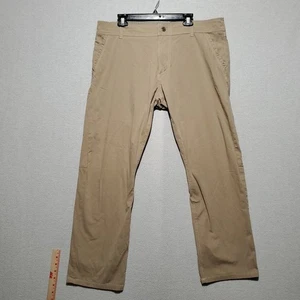 Kuhl Pants Mens 40x31* Slax Khaki Tan Straight Klassic Cotton Stretch Work Dad - Picture 1 of 19