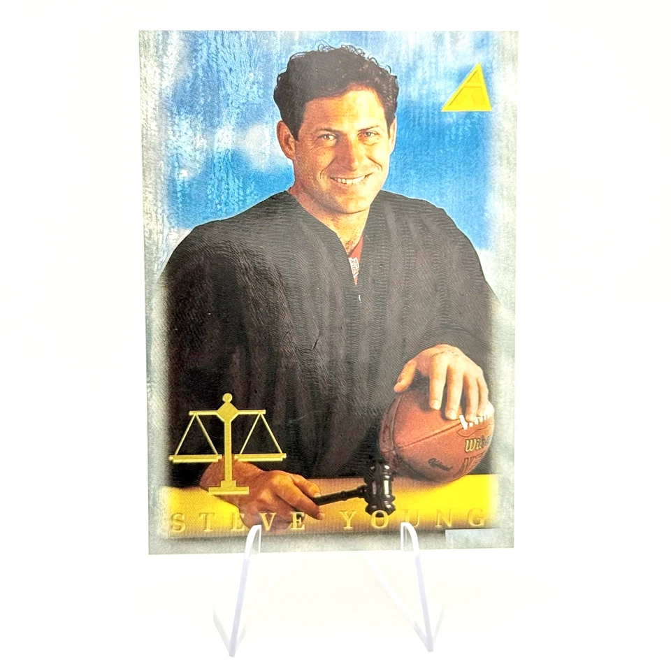 Steve Young 1995 Pinnacle Trophy Collection #192 49ers Foil HOF SP🔥 - Image 1 of 4