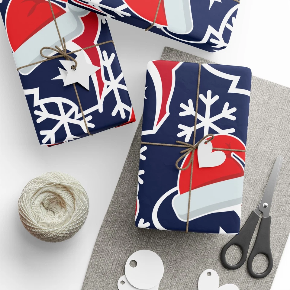 Papel de embrulho NFL Huston Texans presente de Natal presentes de time de futebol - Imagem 1 de 1