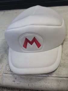 NINTENDO HEAD WEAR SUPER MARIO FIREBALL POWERUP WEISS Mütze - Bild 1 von 10