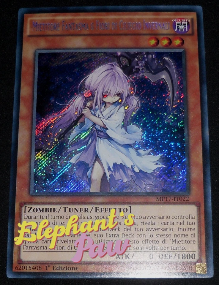 Yugioh - Mietitore Fantasma & Fiori di Cil. Invernali RARA SEGRETA - MP17-IT022 - Immagine 1 di 1