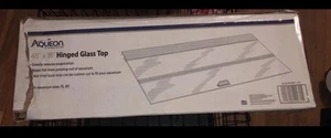 Tapa de vidrio con bisagras AQUEON 48" X 18" (nueva/caja abierta) - ¡Se adapta a tanques de 75/90 galones! - Imagen 1 de 1