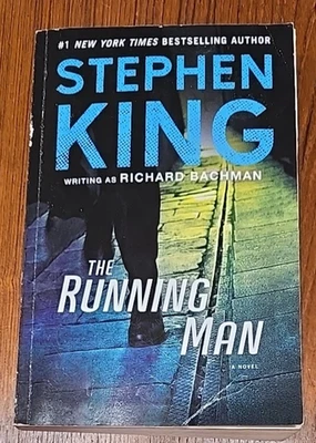 Stephen King Running Man writing as Richard Bachman Paperback 9th Printing Good - Image 1 of 4