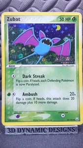 | Pokemon Zubat 82/109  Team Rocket Returns STAMP Reverse Holo   HP 🔥 | - Picture 1 of 2