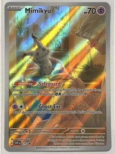 Pokemon TCG - Mimikyu SVP075 Black Star Promo Illustration Rare - NM - Picture 1 of 2