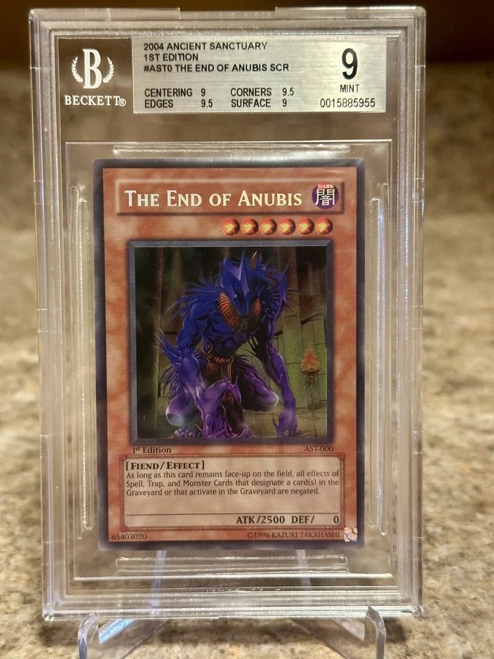 Yu-Gi-Oh! The End of Anubis AST-000 1st Edition Secret Rare MINT BGS 9 - Image 1 of 3
