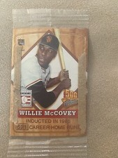 2001 Post Cereal 500 HR Willie McCovey & Frank Robinson Back - Rare Sealed Cello