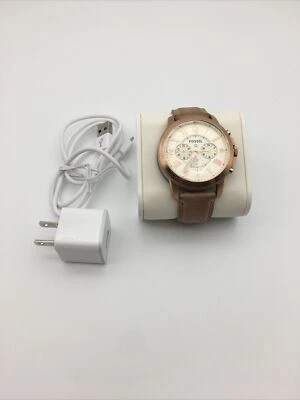 RELOJ INTELIGENTE AUTÉNTICO FOSSIL Q GRANT HÍBRIDO ORO ROSA GEN1 PARA HOMBRE FTW10021 Foto 1 de 4