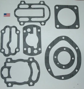 Gasket set compatible with Ingersoll Rand Model 242 32249302 30420384 7pc - Picture 1 of 1