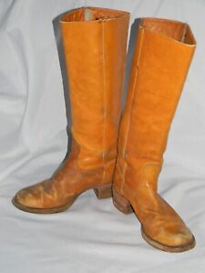 VTG Frye Handcrafted Leather Boots 8711 Womens Size 7.5 B ~Made in USA~**AS IS**