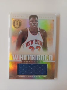 2012-13 Panini Gold Standard White Gold Threads /99 Patrick Ewing NY Knicks - Picture 1 of 3